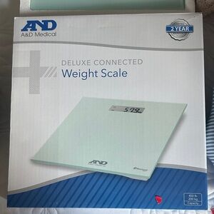 Deluxe Connected Weight Scale - White